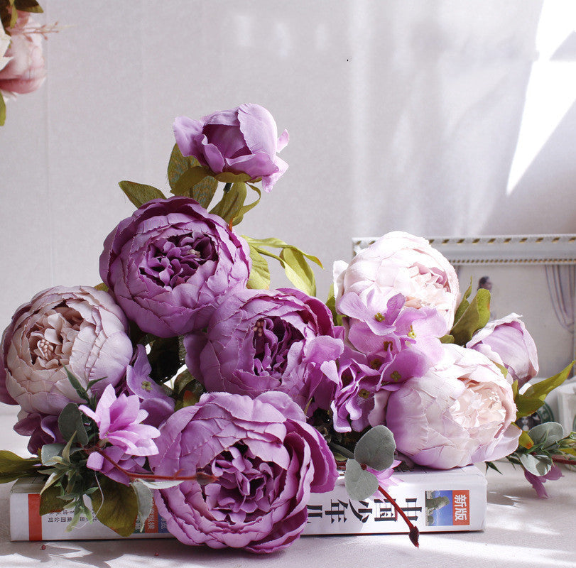 Transform Your Living Space with Our Artificial Peony Bouquet
